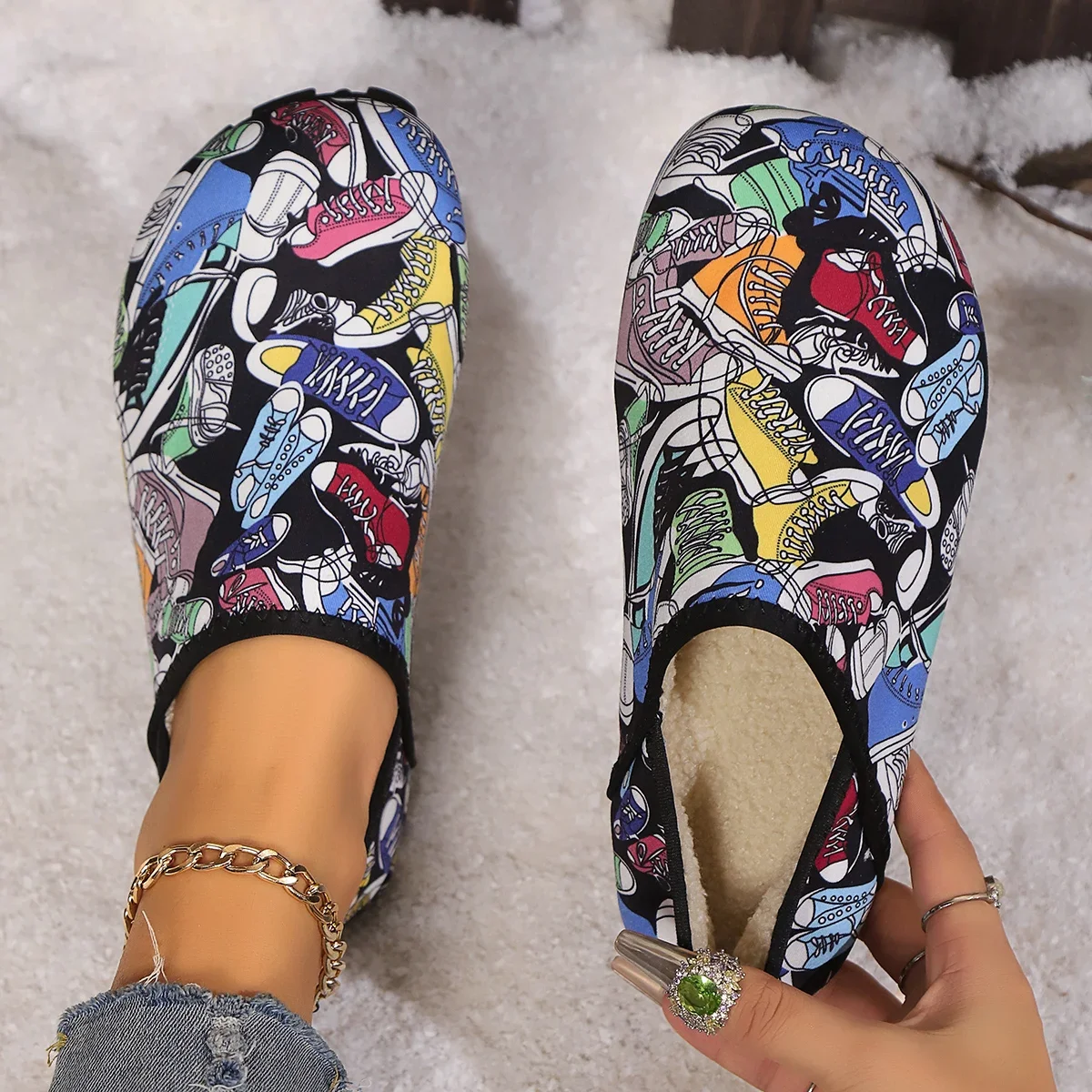 Women Slippers Winter New Fashion Luxury Print Style Moccasin Women Slippers Warm Comfortable Breathable Slip-on Slides Women
Women Slippers Winter New Fashion Luxury Print Style Moccasin Women Slippers Warm Comfortable Breathable Slip-on Slides Women