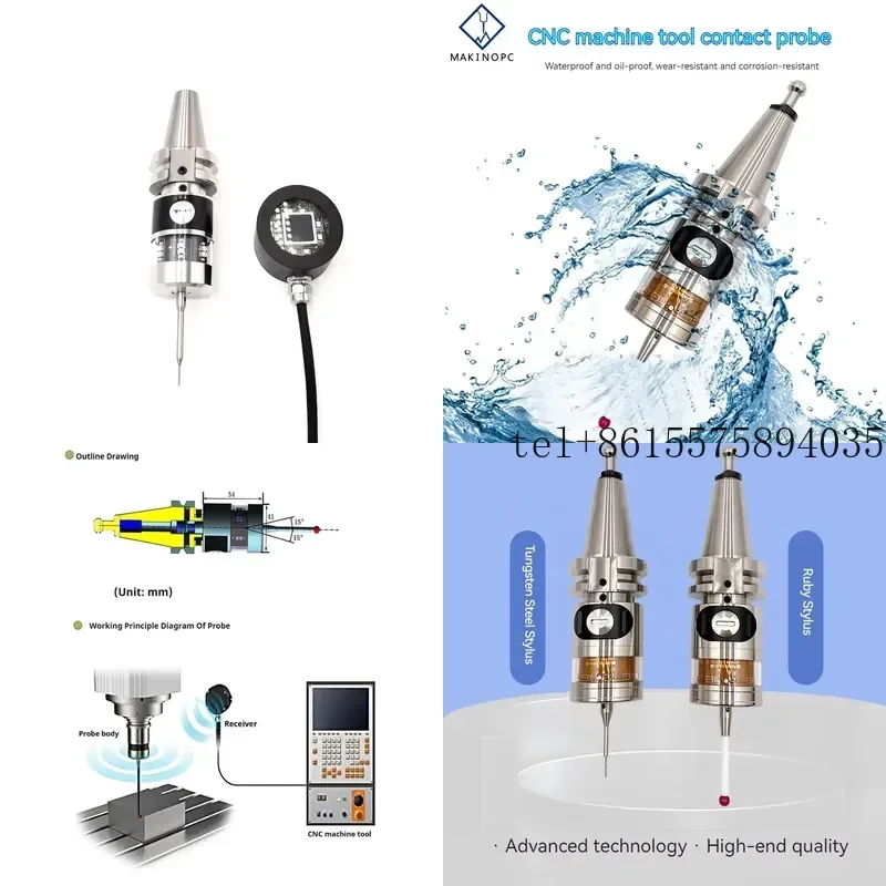 Hot Optical MDP40-1 3D Touch Probe for CNC Machine with Transmission Suitable for Milling Lathe Workpiece Custom
Hot Optical MDP40-1 3D Touch Probe for CNC Machine with Transmission Suitable for Milling Lathe Workpiece Custom