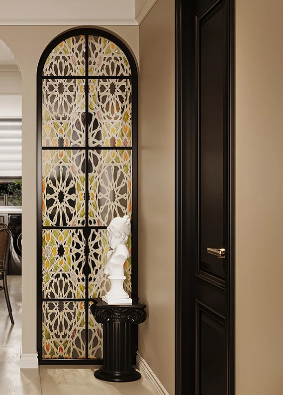 Enamel Color Pure Hand-painted Art Glass French Pattern Partition Screen Light Luxury High-end Half Wall
Enamel Color Pure Hand-painted Art Glass French Pattern Partition Screen Light Luxury High-end Half Wall