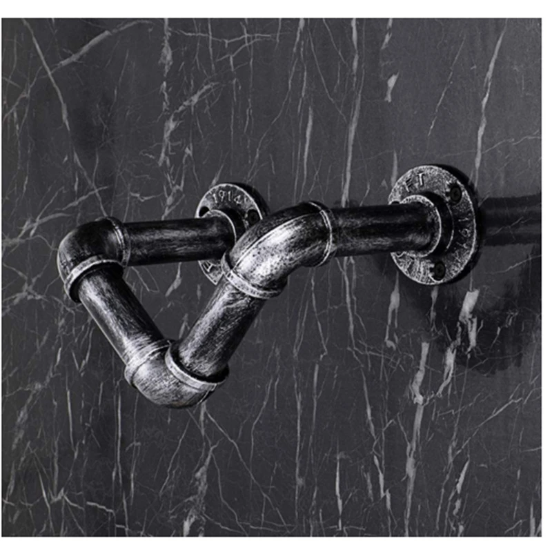 Vintage Iron Water Pipe Rack Style Towel Bars Wall Hook Hanger for Home Bar KTV Decoration
Vintage Iron Water Pipe Rack Style Towel Bars Wall Hook Hanger for Home Bar KTV Decoration