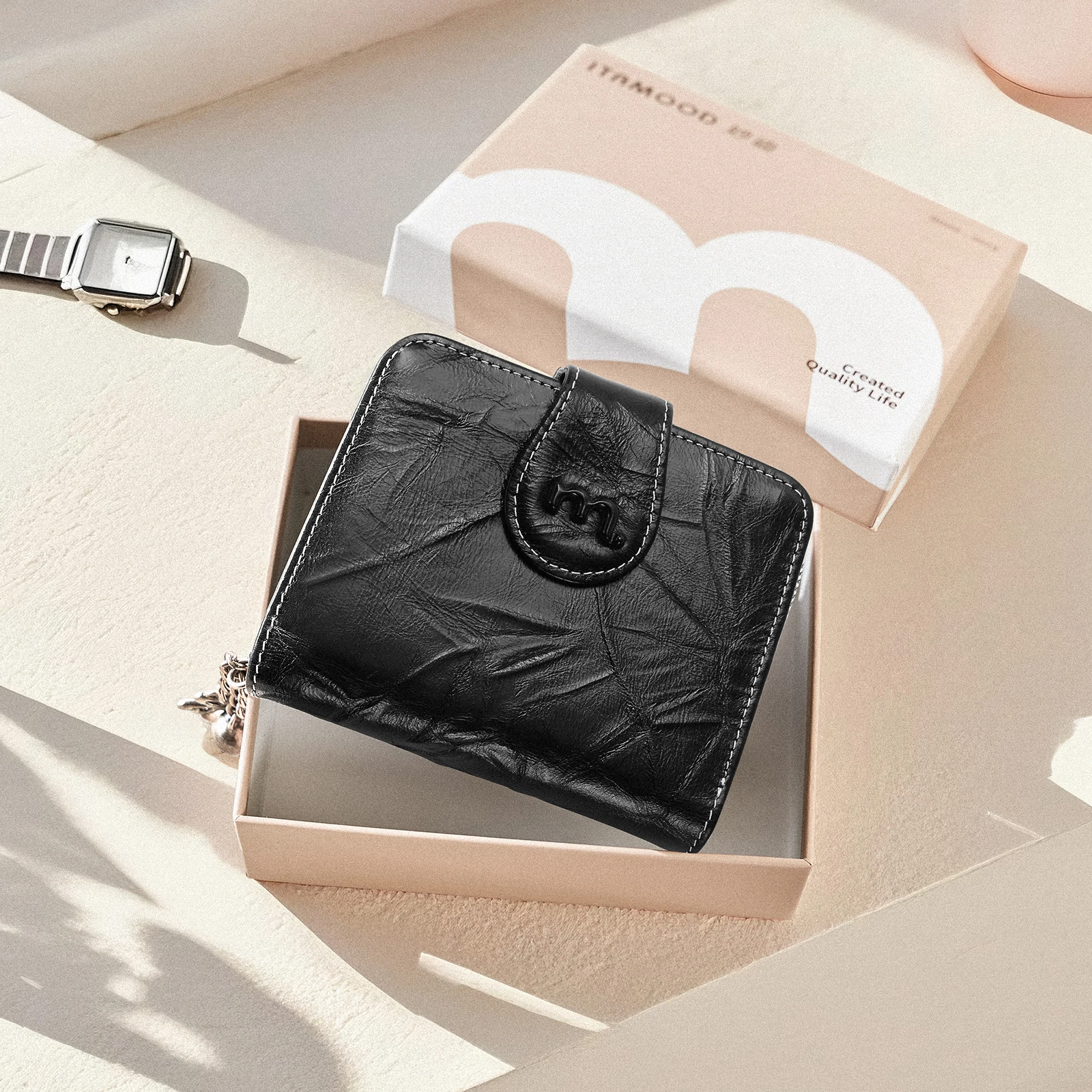ITAMOOD Women Black Clutches Vintage Genuine Leather Wallet for Credit Card Original Designer Brand Purse Back To School Gift
ITAMOOD Women Black Clutches Vintage Genuine Leather Wallet for Credit Card Original Designer Brand Purse Back To School Gift