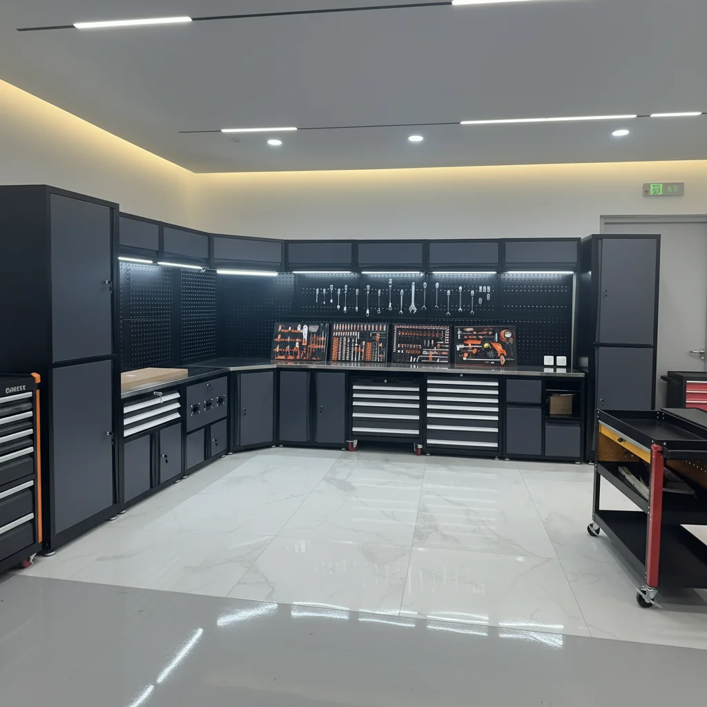 Workshop Garage Units Steel Tool And Storage Cabinets Large Combination Tool Cabinet Garage Workbench/Metal Furniture
Workshop Garage Units Steel Tool And Storage Cabinets Large Combination Tool Cabinet Garage Workbench/Metal Furniture