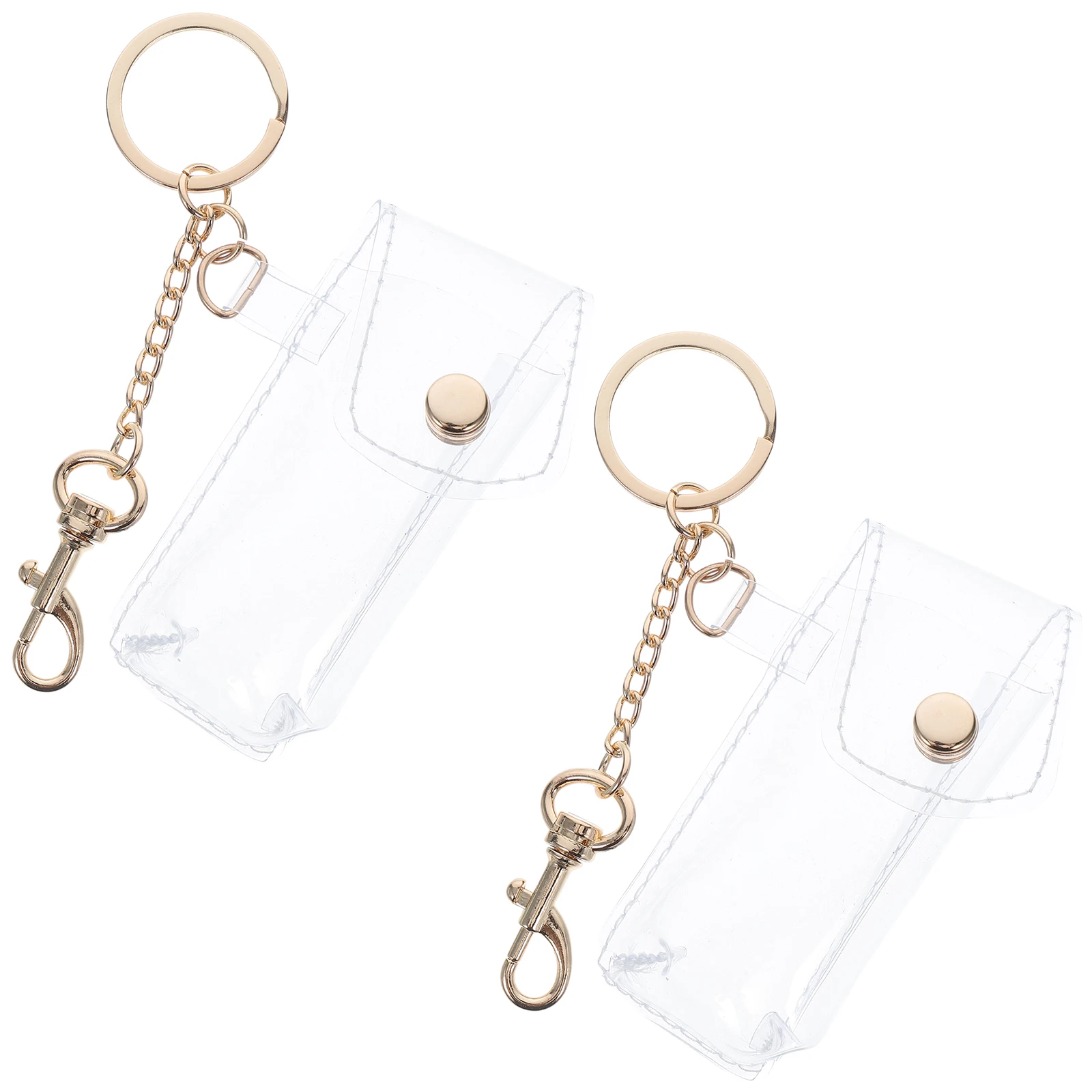2 Pcs Lipstick Keychain Transparent Bag Classy Gloss Holder Party Clear Pouch Pendant Travel
2 Pcs Lipstick Keychain Transparent Bag Classy Gloss Holder Party Clear Pouch Pendant Travel