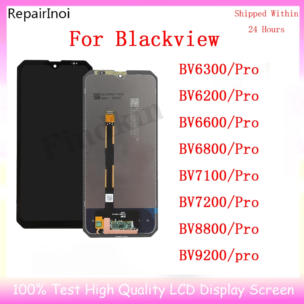 For Blackview BV6300 BV6600 BV6800 BV8800 BV9100 BV6200 BV7100 BV7200 BV9200 Pro LCD Display Touch Screen Digitizer Assembly
For Blackview BV6300 BV6600 BV6800 BV8800 BV9100 BV6200 BV7100 BV7200 BV9200 Pro LCD Display Touch Screen Digitizer Assembly