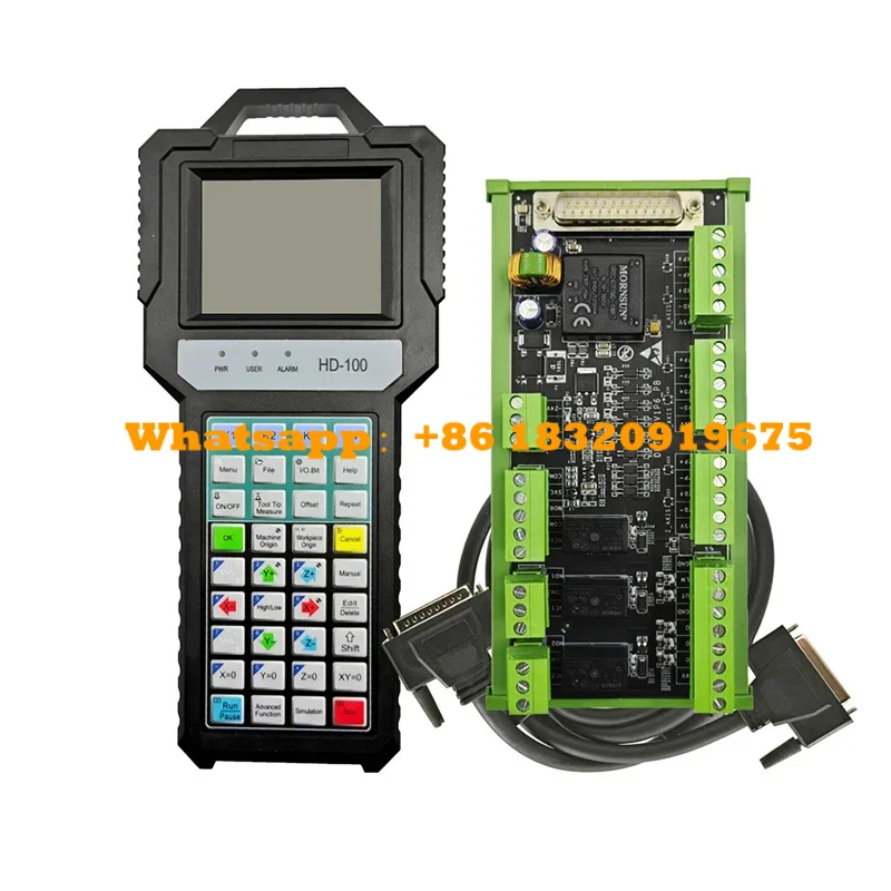 CNC Engraving Machine Handheld Controller HD-100 Three-Axis Milling Machine Control System Cyclmition
CNC Engraving Machine Handheld Controller HD-100 Three-Axis Milling Machine Control System Cyclmition