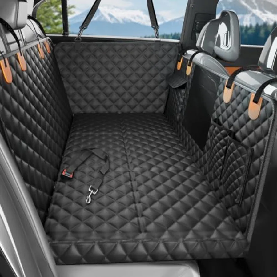 Ultra Thick Hard Bottom Dog Car Seat Cover for Back Seat Waterproof Dog Hammock for Car with Mesh Window Pocket Pet Rear Seat C
Ultra Thick Hard Bottom Dog Car Seat Cover for Back Seat Waterproof Dog Hammock for Car with Mesh Window Pocket Pet Rear Seat C