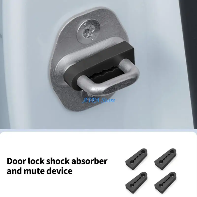 U13C 4Pcs Silicone Car Door Bumpers Sound Damper Car Door Lock Buffer Deadener Pad
U13C 4Pcs Silicone Car Door Bumpers Sound Damper Car Door Lock Buffer Deadener Pad