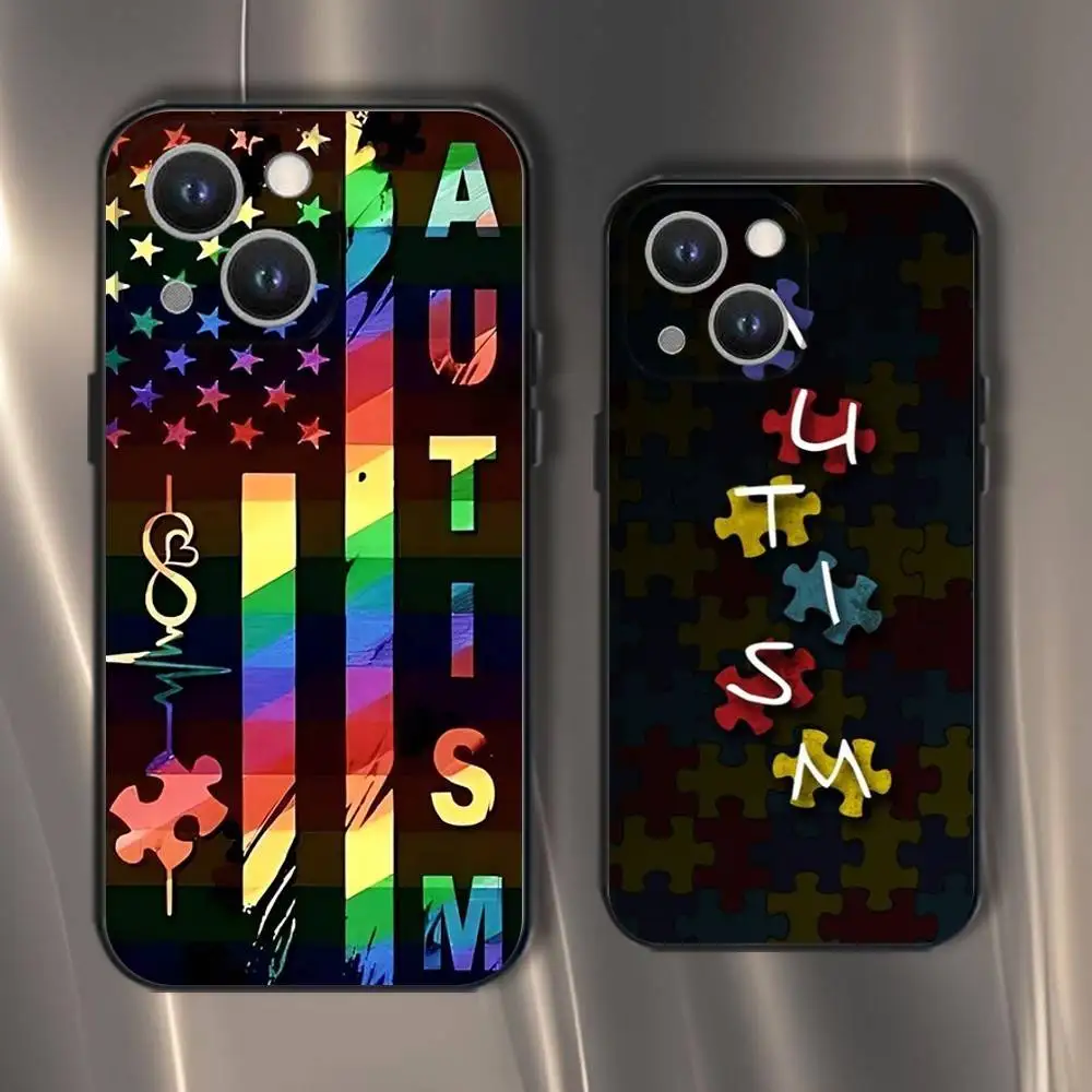 Autism Awareness Phone Case For iPhone 16,15,14,13,12,11,Pro,XS,Max,XR,Plus,E,SE4,Mini Black Soft Cover
Autism Awareness Phone Case For iPhone 16,15,14,13,12,11,Pro,XS,Max,XR,Plus,E,SE4,Mini Black Soft Cover