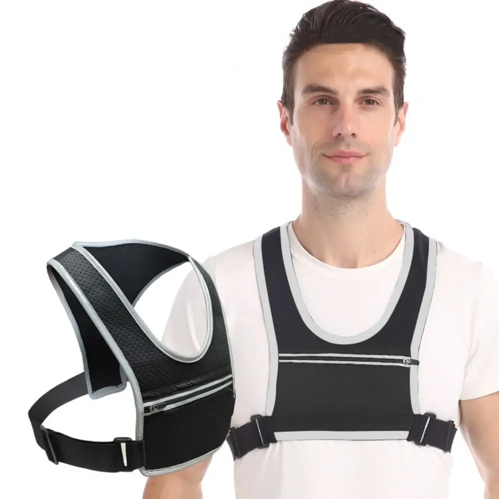 Jogging Hiking Running Chest Bags Zipper Pocket Adjustable Strap Reflective Running Vest Lightweight Phone Holder
Jogging Hiking Running Chest Bags Zipper Pocket Adjustable Strap Reflective Running Vest Lightweight Phone Holder