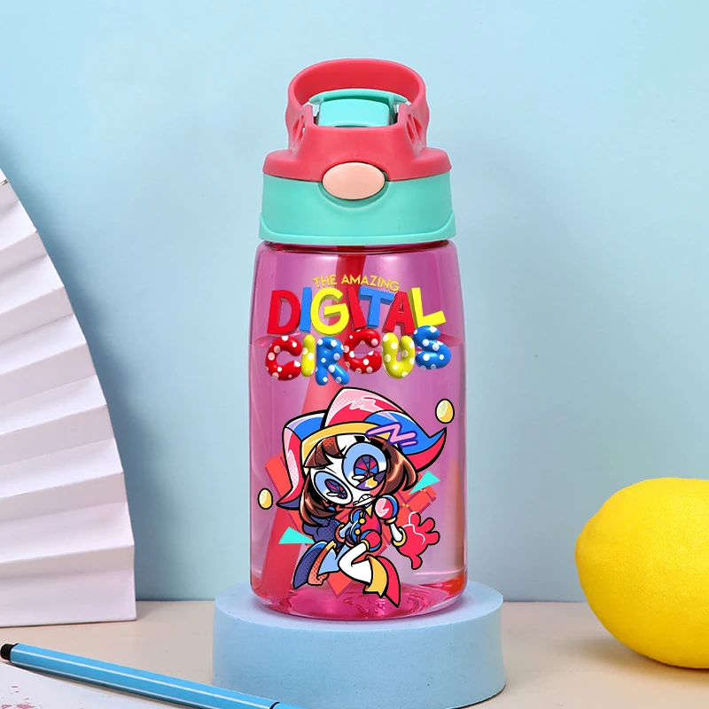 The Amazing Digitals Circus Water Bottle with Straw Girls Boys Outdoor Sports Anime Cup Student School Travel Mug Children Gift
The Amazing Digitals Circus Water Bottle with Straw Girls Boys Outdoor Sports Anime Cup Student School Travel Mug Children Gift