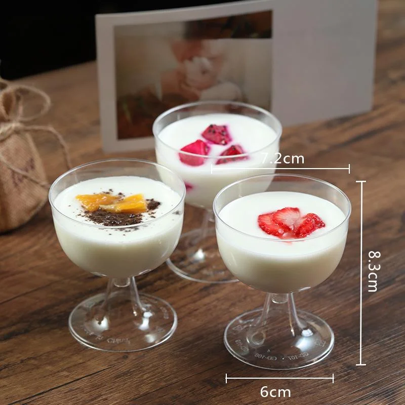 Party Disposable Dessert Cup Transparent Plastic Cake Cup Wedding Festival Disposable Champagne Cup Party Supplies
Party Disposable Dessert Cup Transparent Plastic Cake Cup Wedding Festival Disposable Champagne Cup Party Supplies