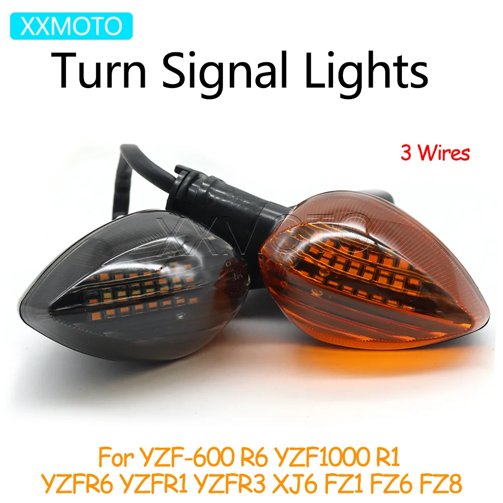 For Yamaha YZFR6 YZFR1 XJ6 FZ1 FZ6 FZ8 YZF1000 R1 YZF600R6 03-15 YZFR3 2015 Motorcycle Turn Signals Lights Indicators Lamps 
For Yamaha YZFR6 YZFR1 XJ6 FZ1 FZ6 FZ8 YZF1000 R1 YZF600R6 03-15 YZFR3 2015 Motorcycle Turn Signals Lights Indicators Lamps
