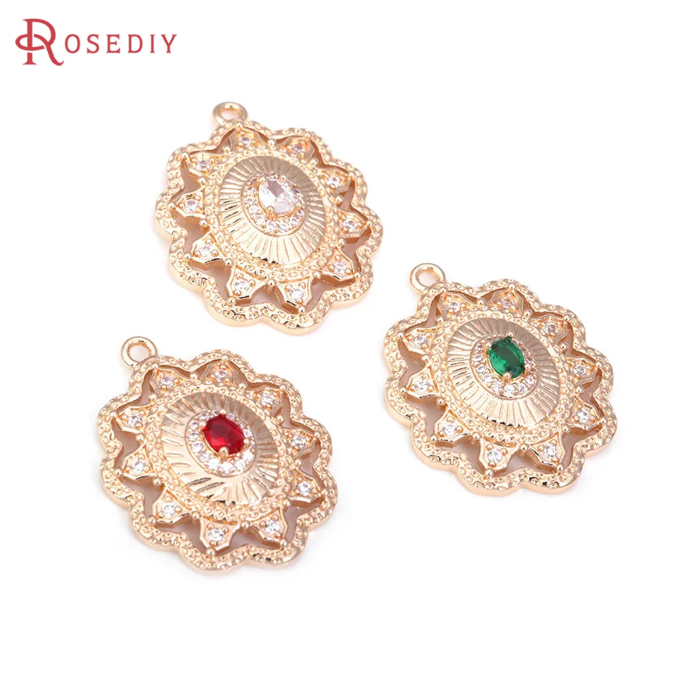 26x20MM High Quality 18K Gold Color Brass and Zircon Oval Shape Charms Pendants Jewelry Making Diy Accessories
26x20MM High Quality 18K Gold Color Brass and Zircon Oval Shape Charms Pendants Jewelry Making Diy Accessories