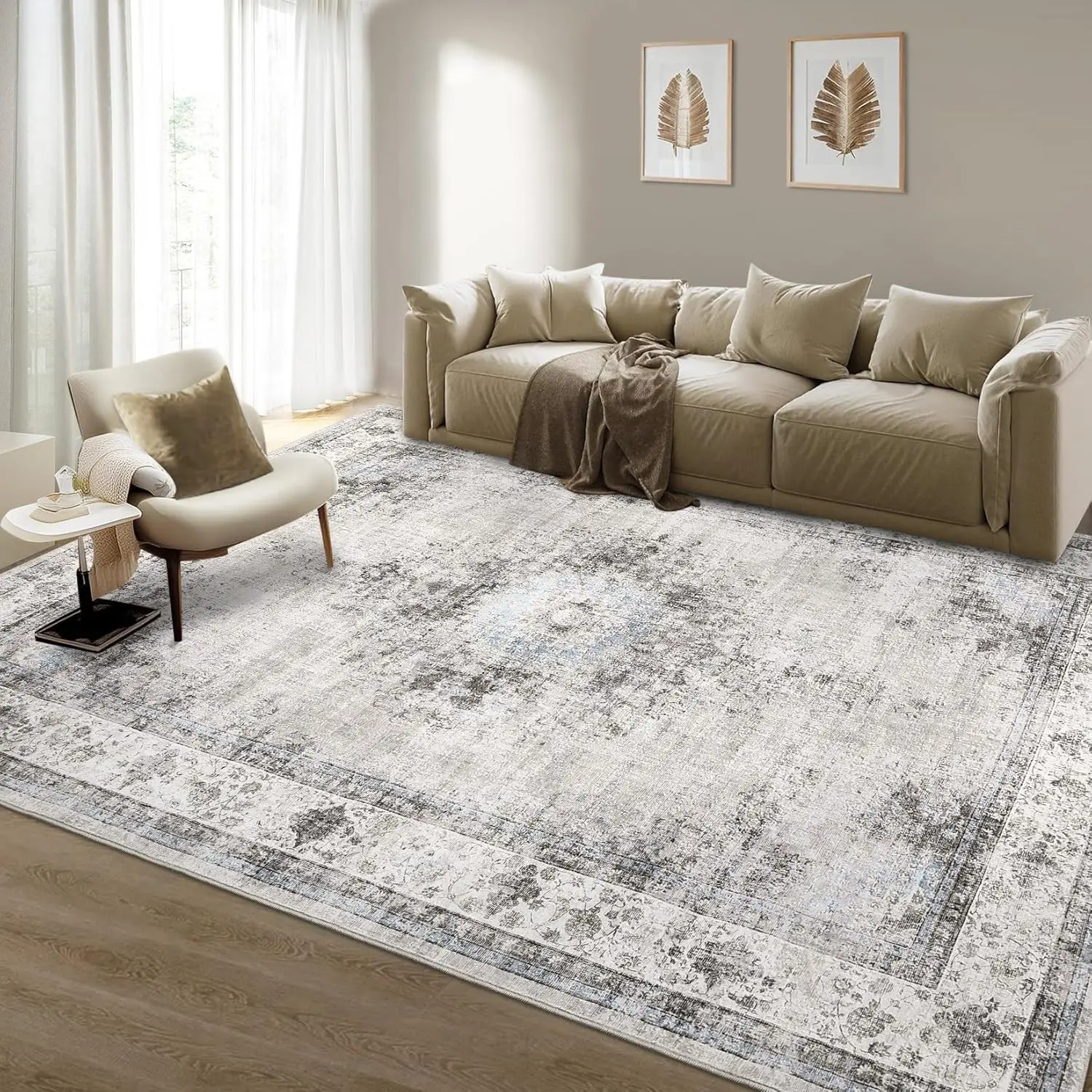 Area Rug Washable Vintage Floral Large Area Rug Soft Low Pile Indoor Floor Carpet for Living Room Bedroom Dining Room Office
Area Rug Washable Vintage Floral Large Area Rug Soft Low Pile Indoor Floor Carpet for Living Room Bedroom Dining Room Office