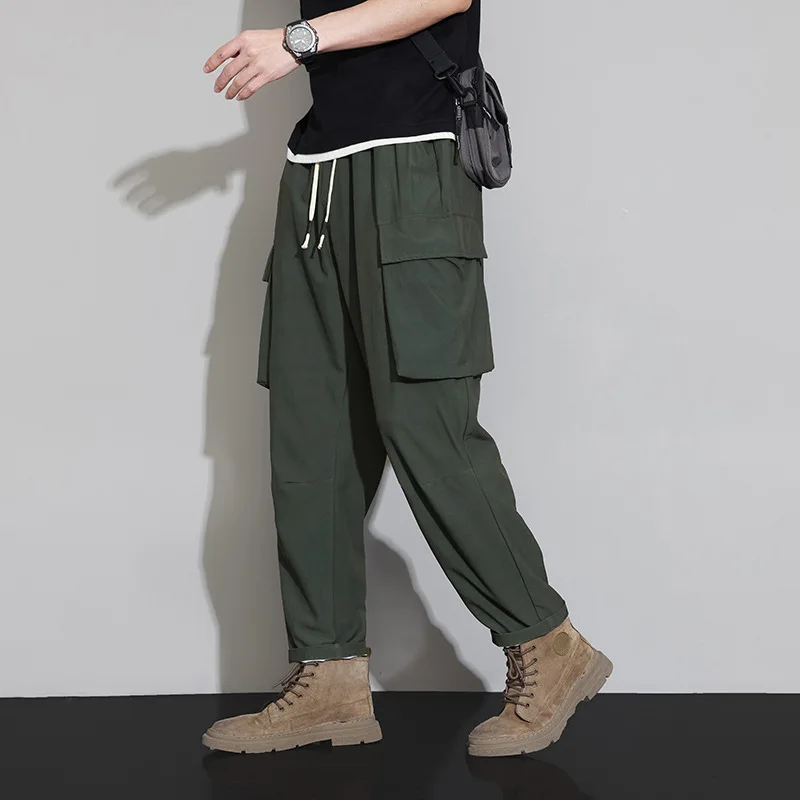 Sports Ice Silk Long Pants for Men's Summer Trendy Men Elastic Plus Size Breathable Quick Drying Casual Work 8XL 140kg
Sports Ice Silk Long Pants for Men's Summer Trendy Men Elastic Plus Size Breathable Quick Drying Casual Work 8XL 140kg