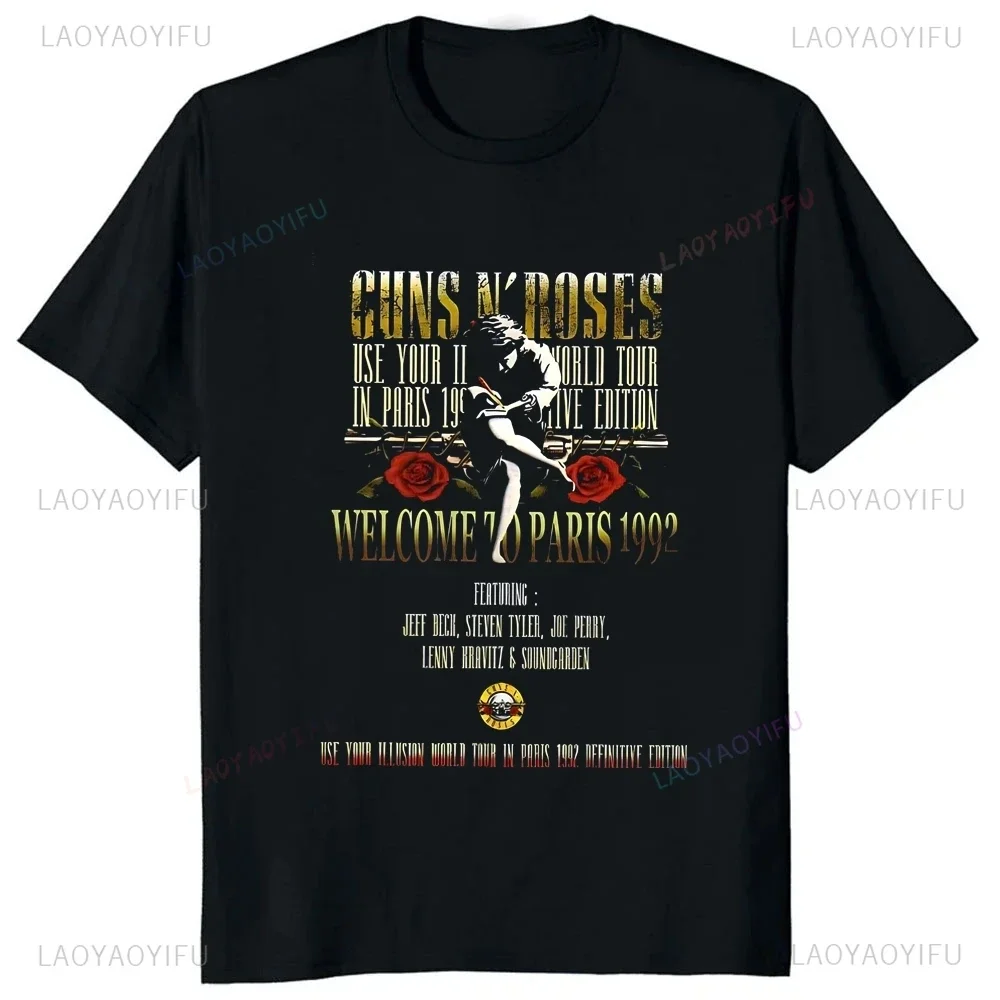Streetwear Guns N Roses Loose Short Sleeve T-shirt Summer Trend Harajuku Short Sleeve Unisex Shirt Graphic Oversized T-shirt
Streetwear Guns N Roses Loose Short Sleeve T-shirt Summer Trend Harajuku Short Sleeve Unisex Shirt Graphic Oversized T-shirt