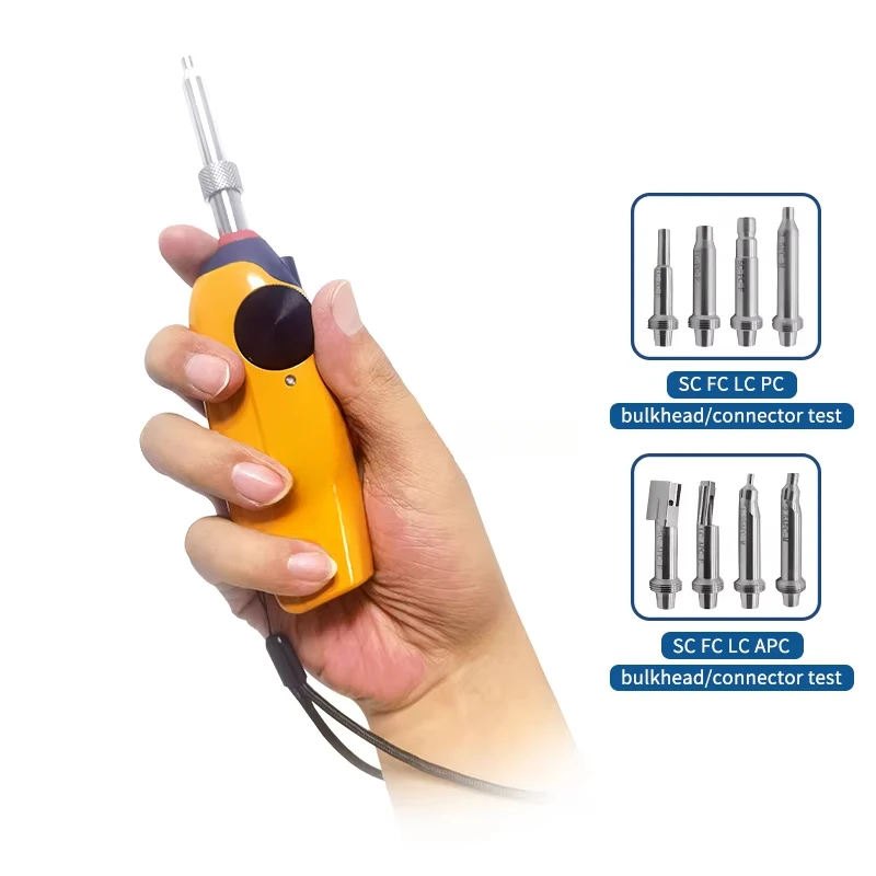 Video Probes Factory Mini Easy Hold Quickly Get End Face Three Level Magnification Inspection Fiber Optic End Face Probe
Video Probes Factory Mini Easy Hold Quickly Get End Face Three Level Magnification Inspection Fiber Optic End Face Probe