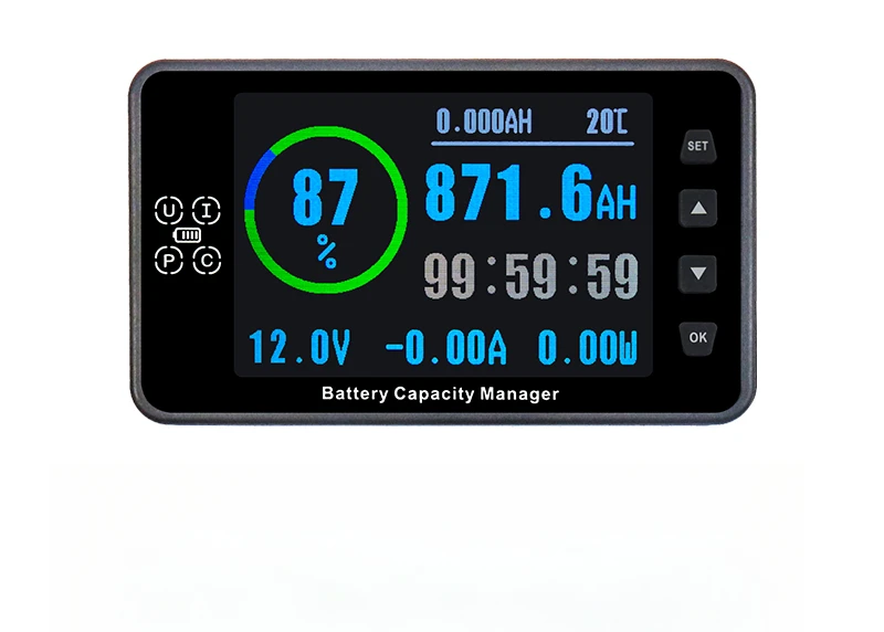 Cullen meter battery display bidirectional measurement lithium battery capacity lead-acid battery car Bluetooth meter
Cullen meter battery display bidirectional measurement lithium battery capacity lead-acid battery car Bluetooth meter