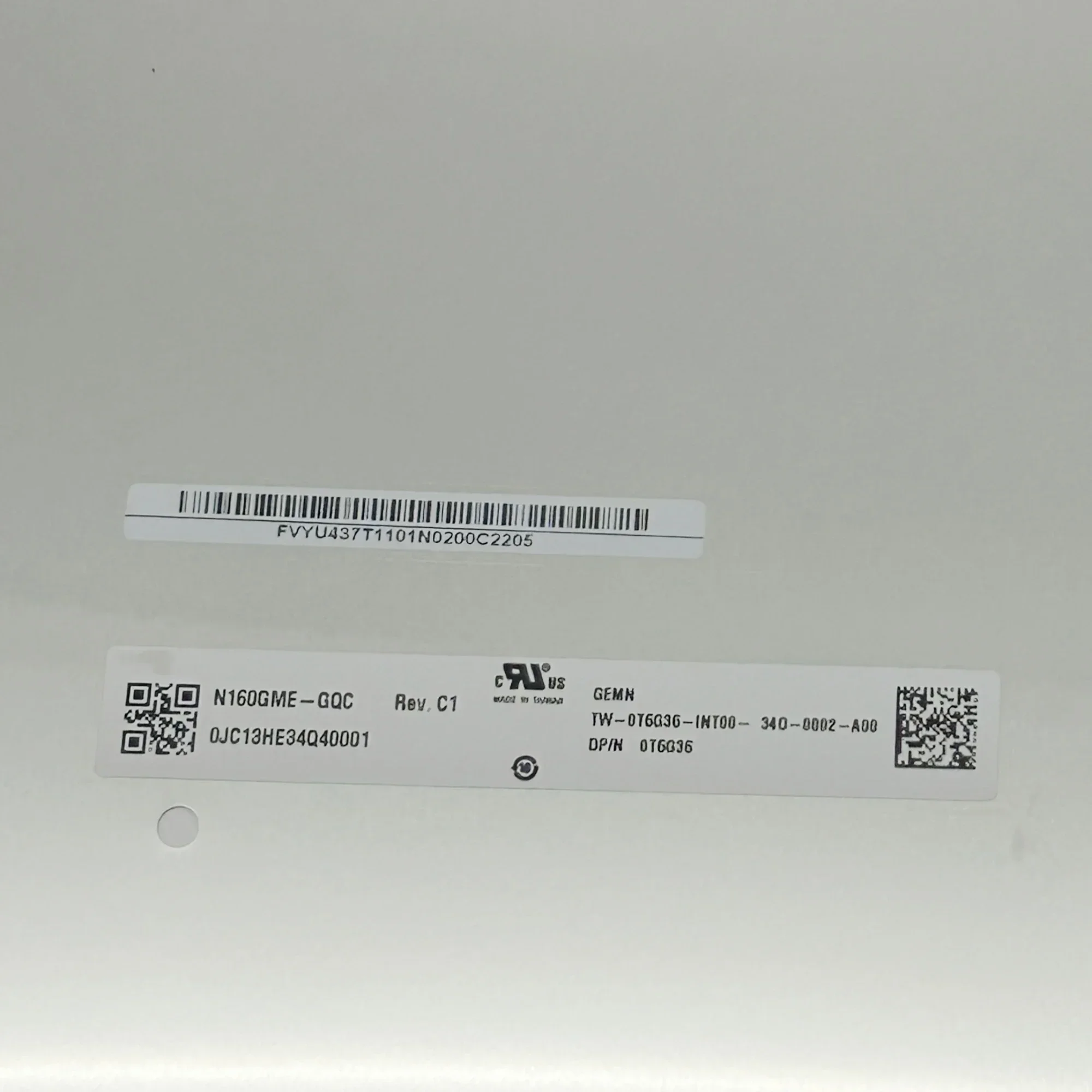 N160GME-GQC QHD 2560x1600 16.0 Inch LCD LED Screen 240HZ IPS Laptop Replacement Display Panel
N160GME-GQC QHD 2560x1600 16.0 Inch LCD LED Screen 240HZ IPS Laptop Replacement Display Panel