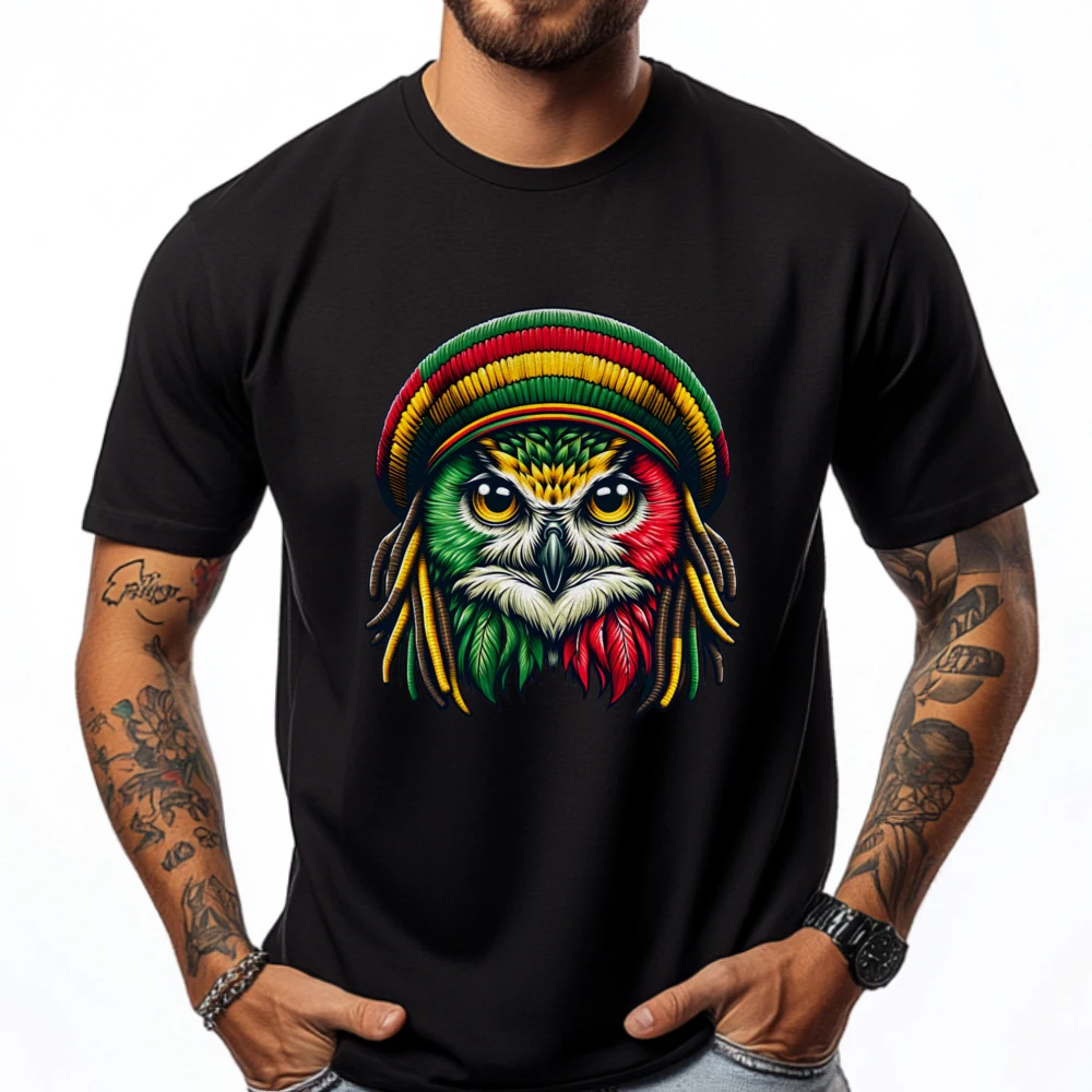 Jamaican Owl Jamaica Flag Reggae Rasta Designer T Shirt Camisetas De Hombre Tshirts Normal Luxury T Shirt Men's T-Shirt
Jamaican Owl Jamaica Flag Reggae Rasta Designer T Shirt Camisetas De Hombre Tshirts Normal Luxury T Shirt Men's T-Shirt