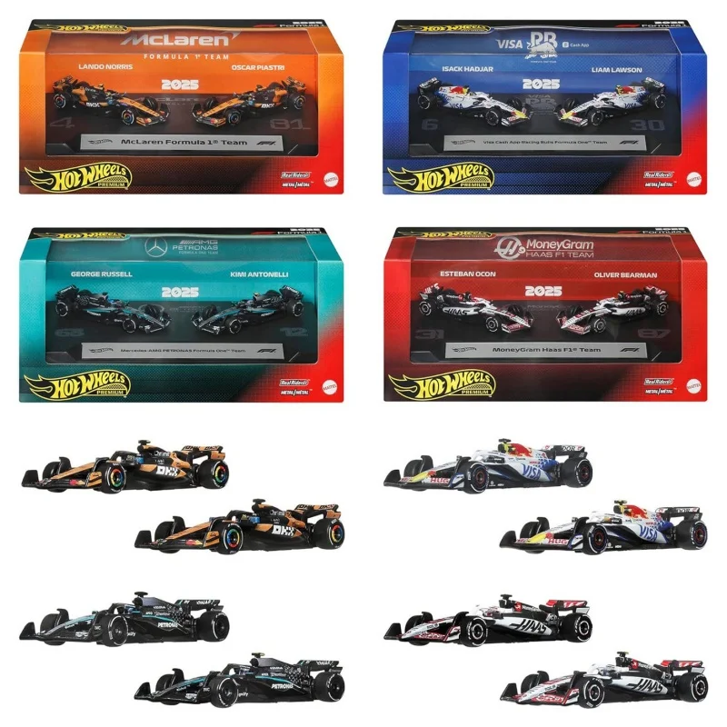 Pre-Sale Original Hot Wheels Formula 1 Double Car Racing Set Collecting Alloy Miniature Diecast Vehicle Cars Toys Birthday Gifts
Pre-Sale Original Hot Wheels Formula 1 Double Car Racing Set Collecting Alloy Miniature Diecast Vehicle Cars Toys Birthday Gifts
