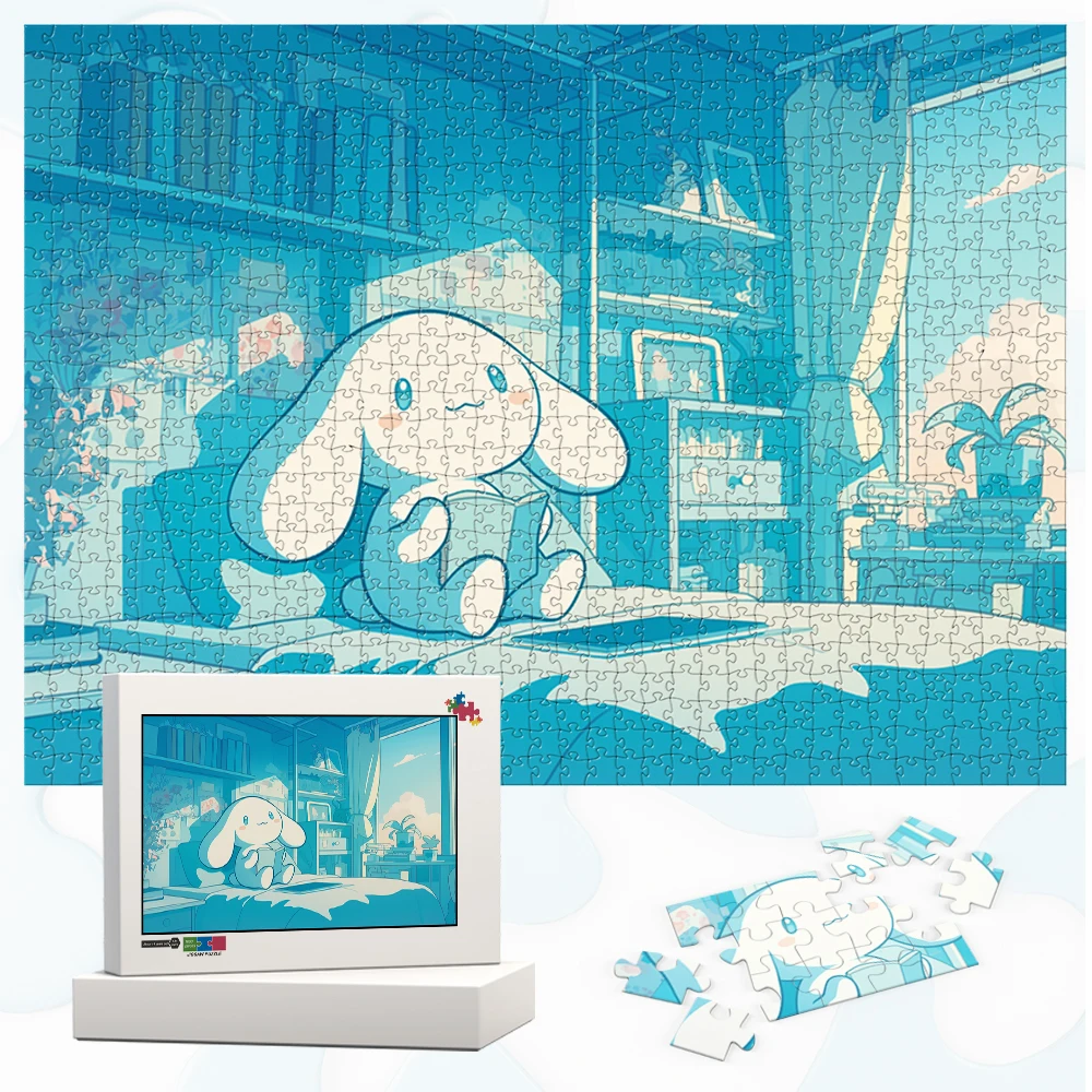 Милая головоломка Cinnamoroll Sanrio, классические персонажи аниме, 108/200/300/500/1000/1500 шт., головоломка, уникальный дизайн, забавная семейная игра
Милая головоломка Cinnamoroll Sanrio, классические персонажи аниме, 108/200/300/500/1000/1500 шт., головоломка, уникальный дизайн, забавная семейная игра