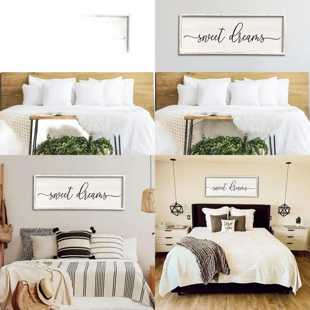 Rustic Farmhouse Sweet Dreams Wall Art - 40x15 Large Wood Sign for Master Bedroom
Rustic Farmhouse Sweet Dreams Wall Art - 40x15 Large Wood Sign for Master Bedroom