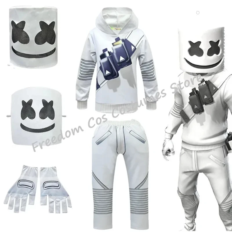 ❤2026★ Kids Electronic Sound Singer DJ Marshmello Costume Boys Girls Halloween Christmas Cosplay Party Costume Hoodie set❤
❤2026★ Kids Electronic Sound Singer DJ Marshmello Costume Boys Girls Halloween Christmas Cosplay Party Costume Hoodie set❤