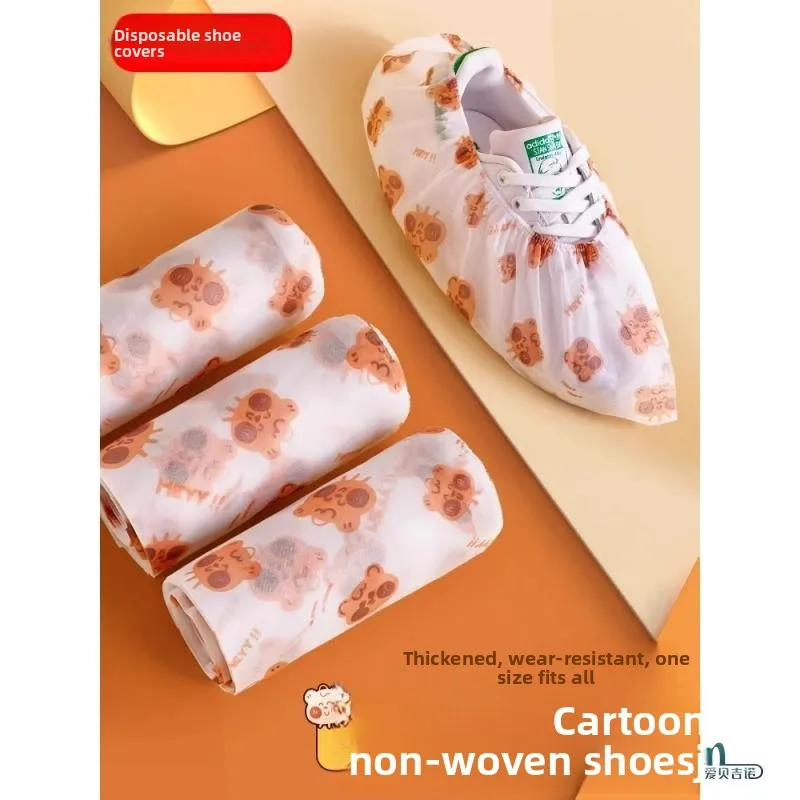 Одноразовые утолщенные бахилы из нетканого материала с принтом, нескользящие, для домашнего использования, низкие, для использования в помещении
Одноразовые утолщенные бахилы из нетканого материала с принтом, нескользящие, для домашнего использования, низкие, для использования в помещении