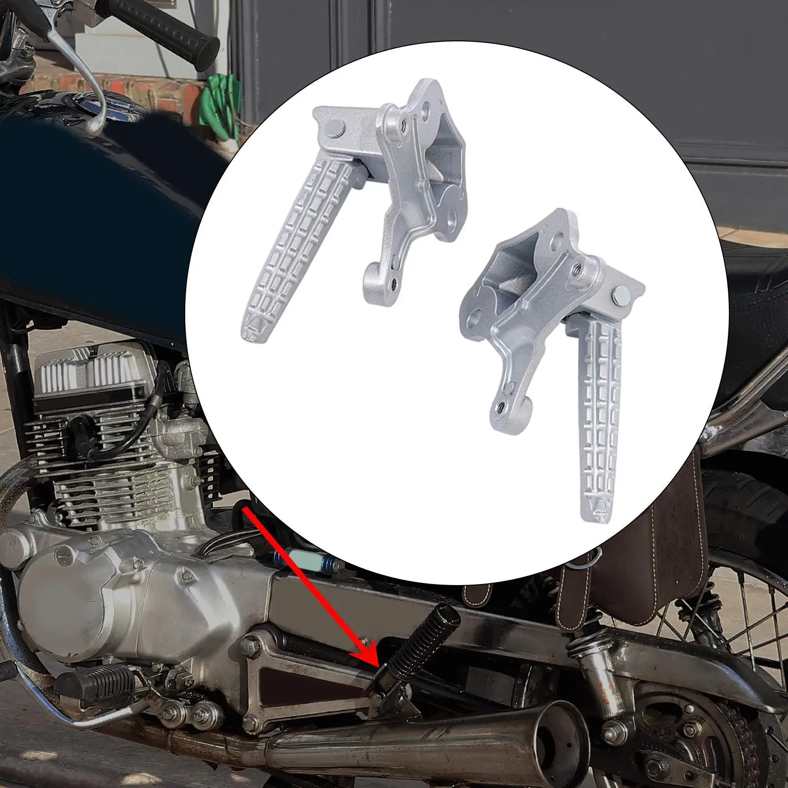 Motorcycle Foot Pegs Professional Sturdy Stable Aluminum Alloy Replacement Lightweight Rear Passenger Footrest Motorbike Pedals
Motorcycle Foot Pegs Professional Sturdy Stable Aluminum Alloy Replacement Lightweight Rear Passenger Footrest Motorbike Pedals