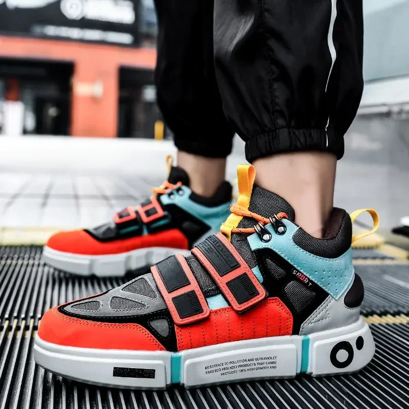 Customizable Fashion Outdoor Colorful Platform Men‘s Casual Shoes Comfortable Microfiber High top Men Sneakers
Customizable Fashion Outdoor Colorful Platform Men‘s Casual Shoes Comfortable Microfiber High top Men Sneakers