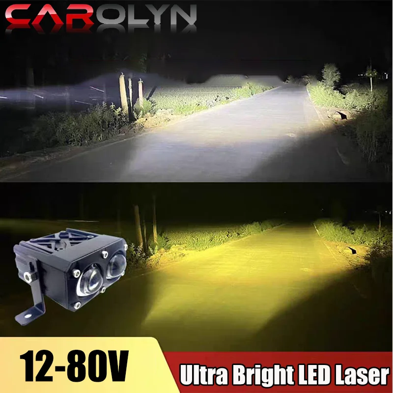 Dual Color Motorcycle Spotlight Car LED Grille Light High Power 160W Projector Lens Headlight Off-road Vehicle Moto Fog Lamp 12V
Dual Color Motorcycle Spotlight Car LED Grille Light High Power 160W Projector Lens Headlight Off-road Vehicle Moto Fog Lamp 12V