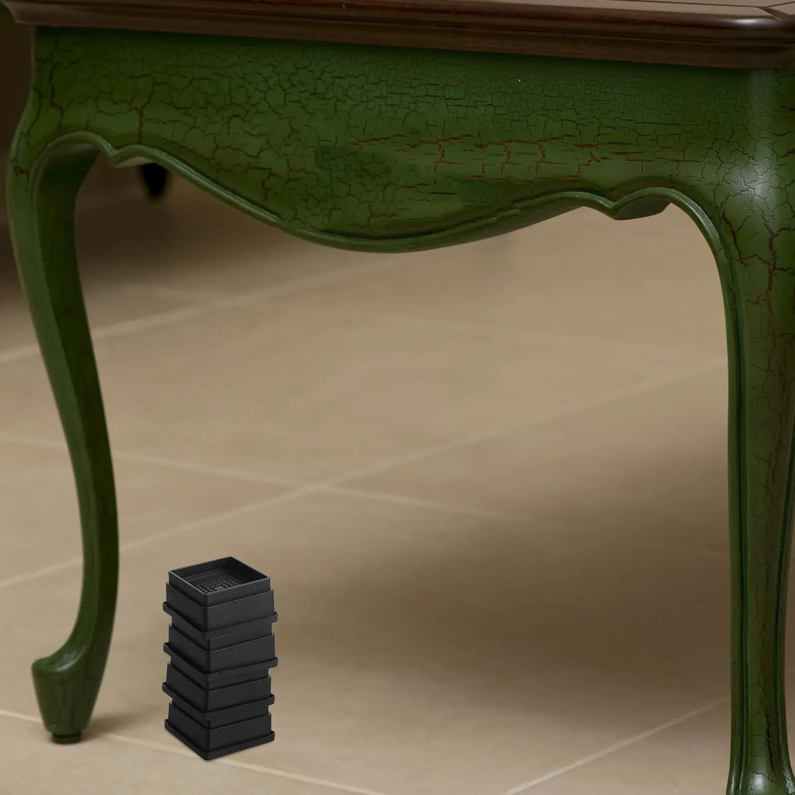 4Pcs Rubber Bed Risers Stackable 1 Inch Elevation for Beds Chairs Sofas Tables Non-Slip Furniture Lifters Dorm Bed Riser Table
4Pcs Rubber Bed Risers Stackable 1 Inch Elevation for Beds Chairs Sofas Tables Non-Slip Furniture Lifters Dorm Bed Riser Table