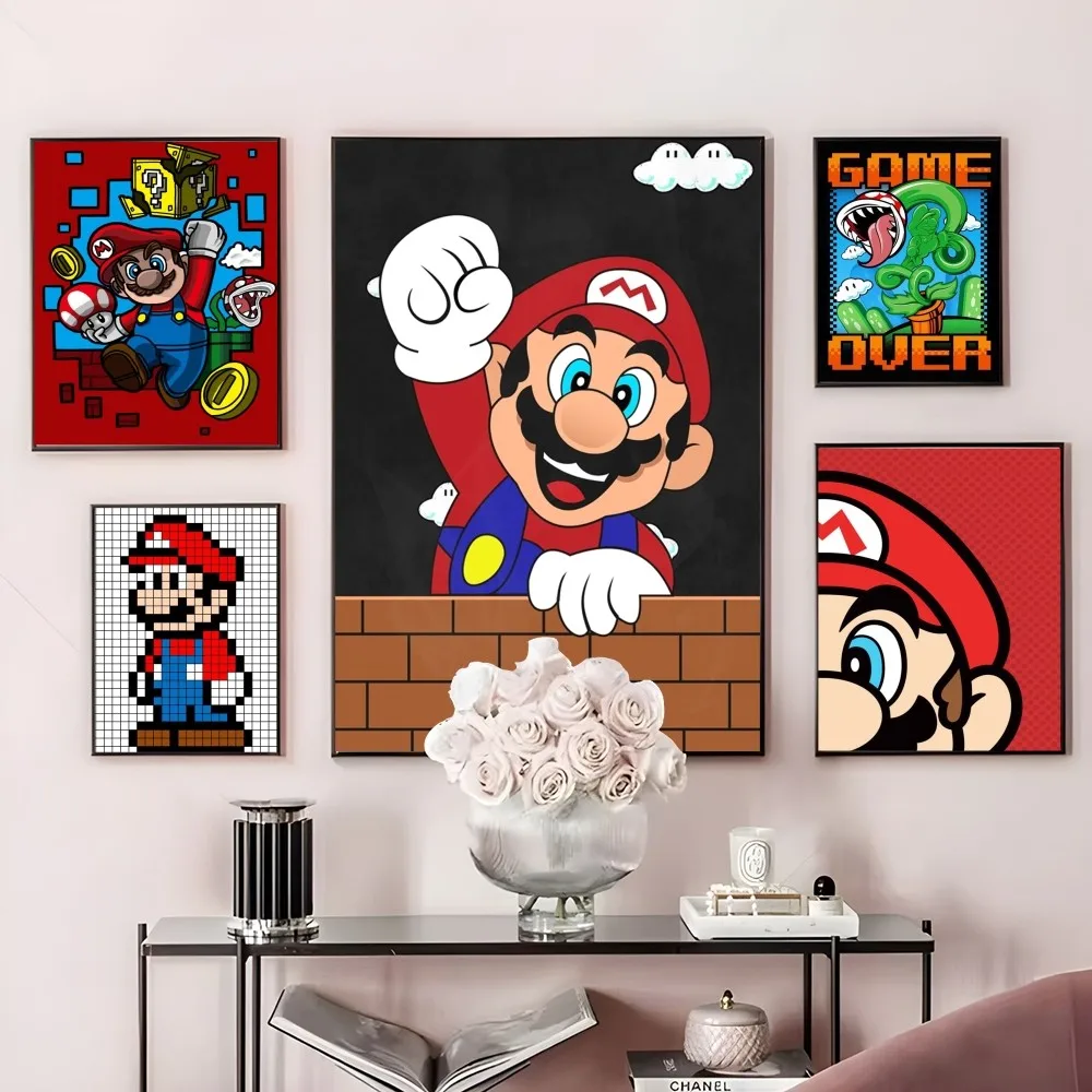 Classic M-MarioS Poster Wall Art Painting For Home Room Decoration Bedroom Wall Decor Canvases Waterproof Posters
Classic M-MarioS Poster Wall Art Painting For Home Room Decoration Bedroom Wall Decor Canvases Waterproof Posters