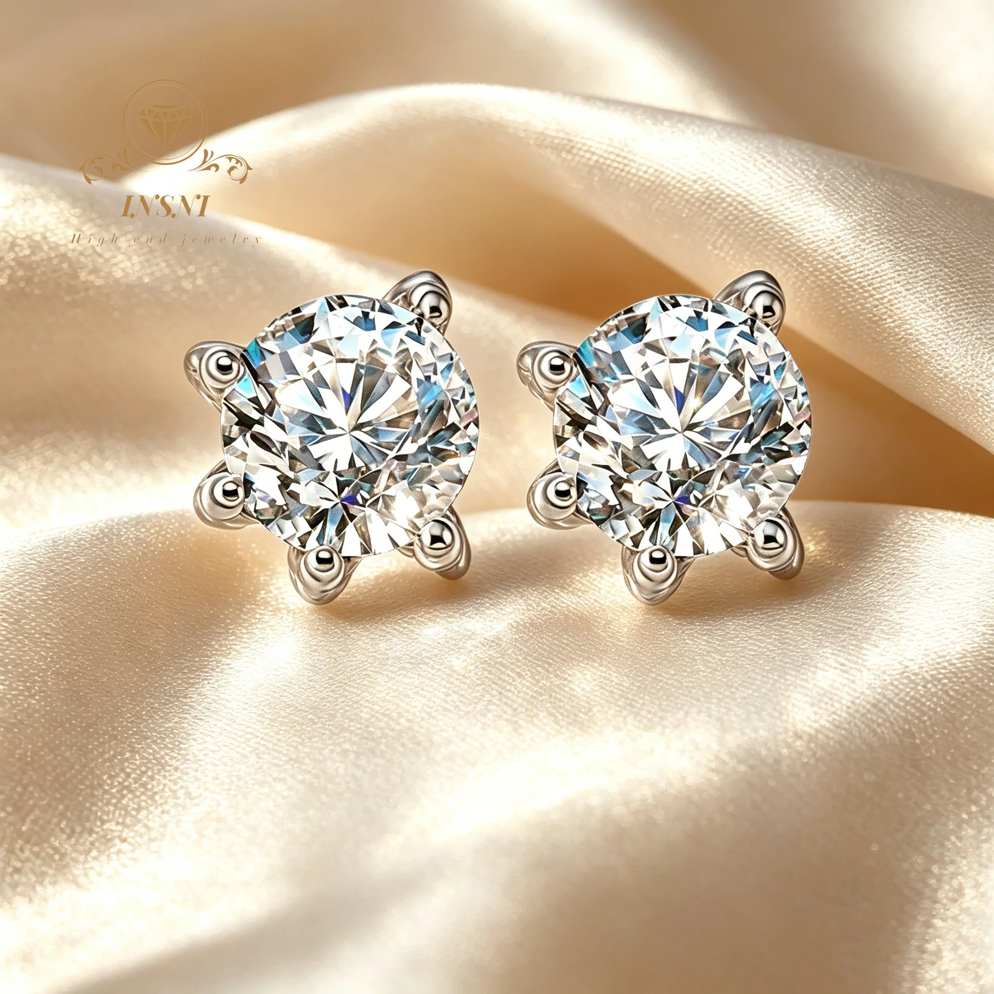 S925 Sterling Silver Super Flash Moissanite Dragon Claw Earrings for Men and Women High-end Light Luxury Classic Versatile Gift
S925 Sterling Silver Super Flash Moissanite Dragon Claw Earrings for Men and Women High-end Light Luxury Classic Versatile Gift