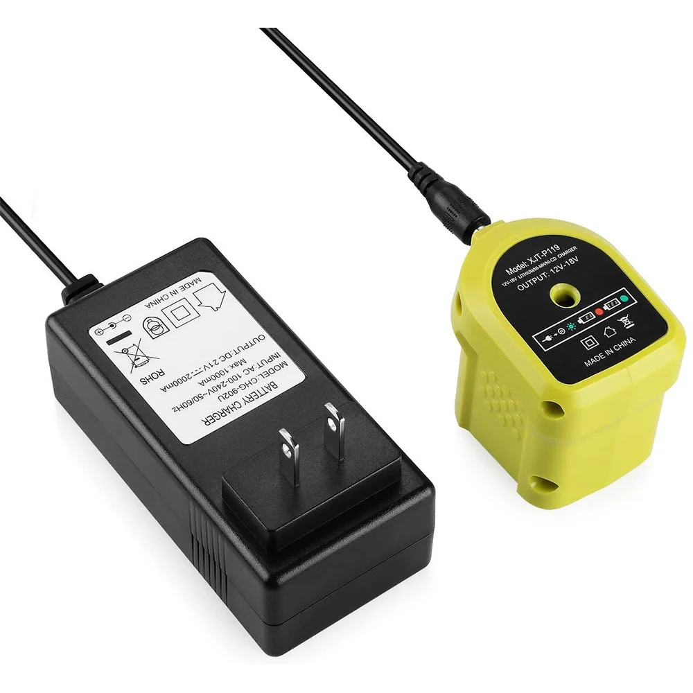 ABVG-P119 Nicd Lithium- Dual Battery Charger For Ryobi 18V ONE+ Battery P102 P103 P104 P105 P107 P108
ABVG-P119 Nicd Lithium- Dual Battery Charger For Ryobi 18V ONE+ Battery P102 P103 P104 P105 P107 P108