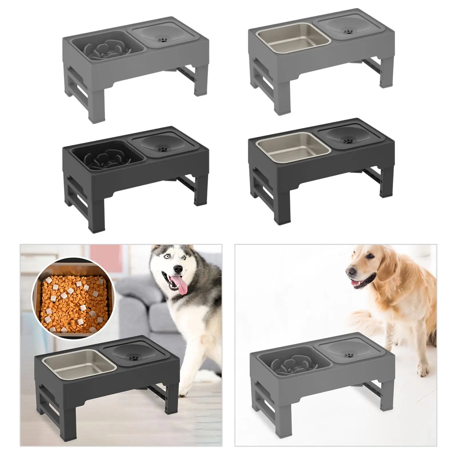 Pet Dog Bowl Elevated Feeder Drinking Eating Feeding Bowl Kitten Food Bowl for Home Outdoor Use
Pet Dog Bowl Elevated Feeder Drinking Eating Feeding Bowl Kitten Food Bowl for Home Outdoor Use