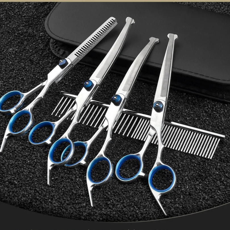 4pcs Pet Safe Scissors - Ambidextrous Stainless Steel Dog Grooming Shears with Safe, Round Head for Precision Trimming
4pcs Pet Safe Scissors - Ambidextrous Stainless Steel Dog Grooming Shears with Safe, Round Head for Precision Trimming