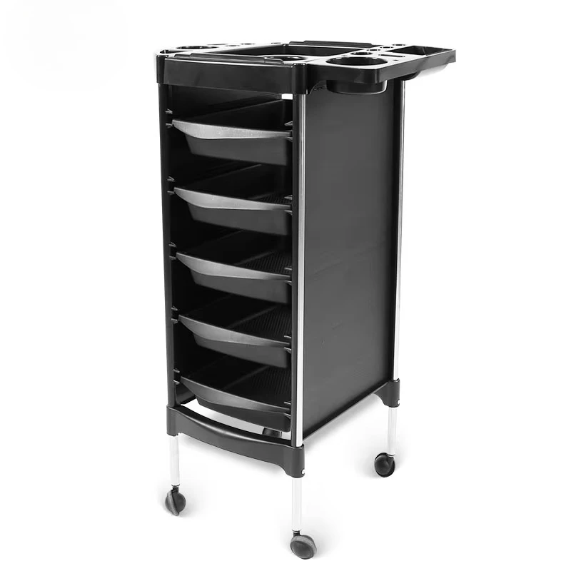 Hot Sale Wholesale Beauty Shop Equipment Barber Trolley Salons Furniture Black 360 Rotation Hair Trolley for Salons
Hot Sale Wholesale Beauty Shop Equipment Barber Trolley Salons Furniture Black 360 Rotation Hair Trolley for Salons