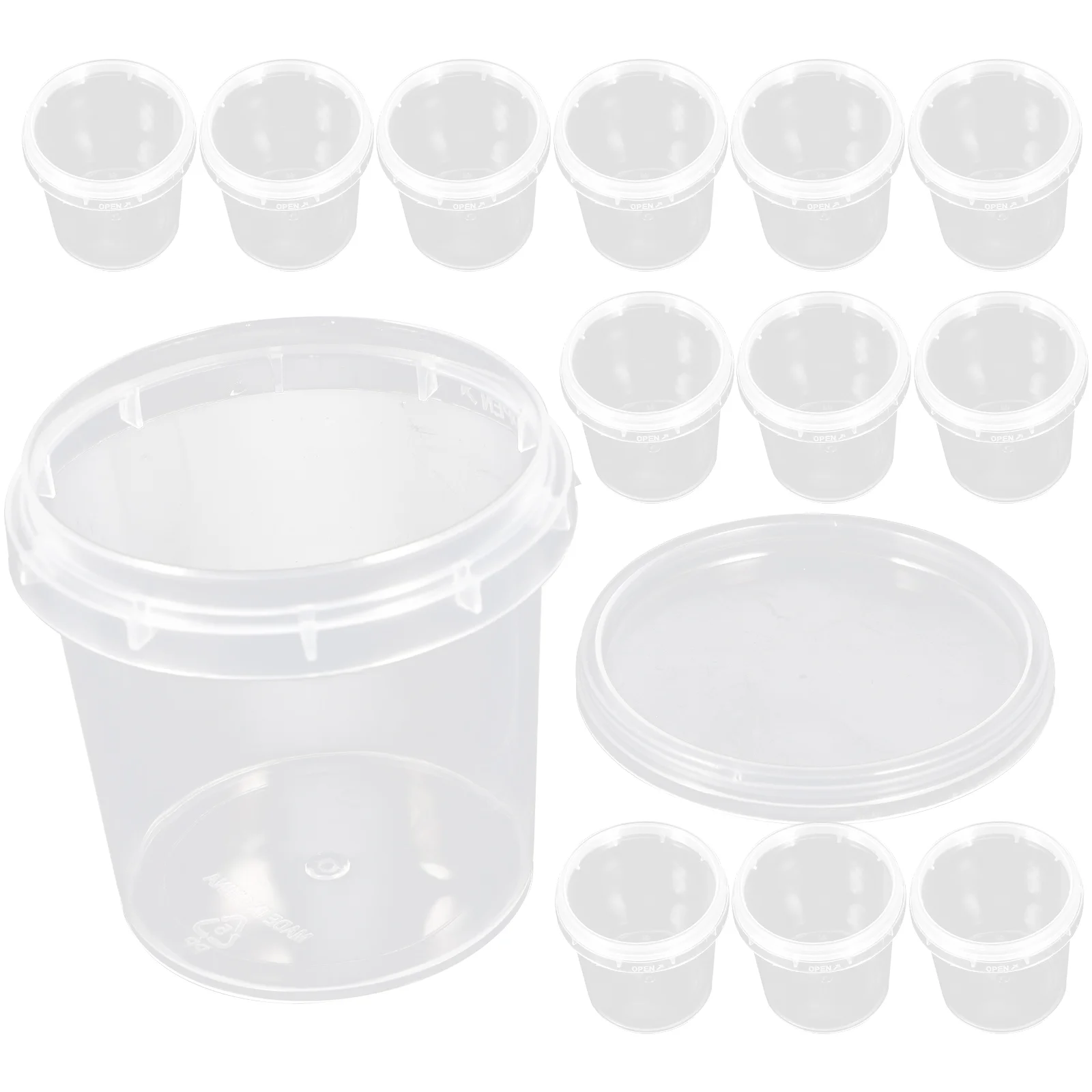 18 Pcs Mini Toys Storage Bucket Transparent PP Plastic Container Lids Small Size Safe Craft ganizer Kids Toys Clay Beads
18 Pcs Mini Toys Storage Bucket Transparent PP Plastic Container Lids Small Size Safe Craft ganizer Kids Toys Clay Beads