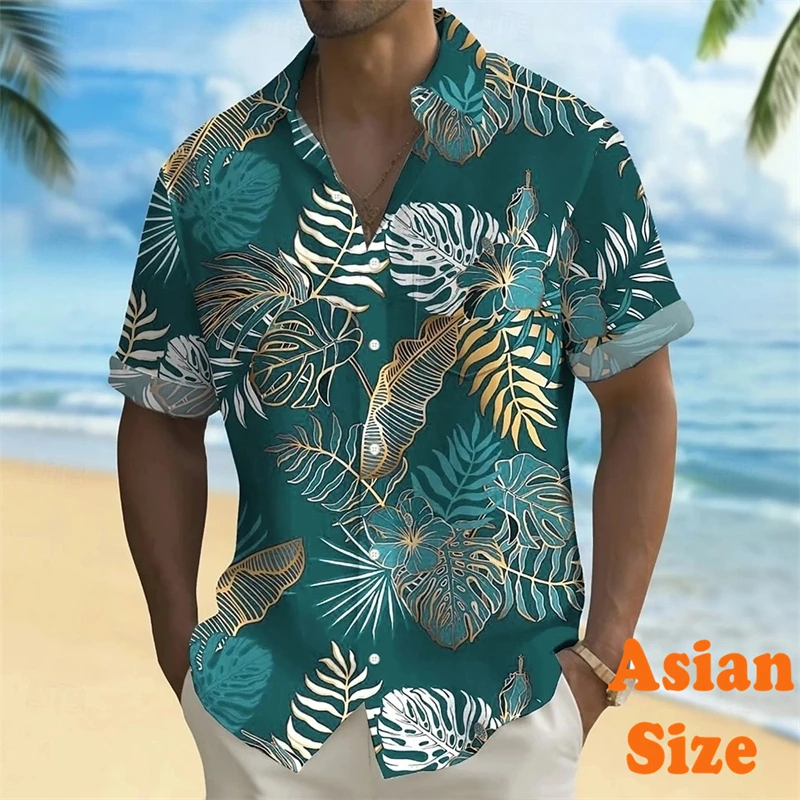 Vintage Plant Leaves Summer Men Hawaiian Shirts Daily Casual Short Sleeve Breathable 3D Print Shirt Streetwear Asian Size Tshirt
Vintage Plant Leaves Summer Men Hawaiian Shirts Daily Casual Short Sleeve Breathable 3D Print Shirt Streetwear Asian Size Tshirt