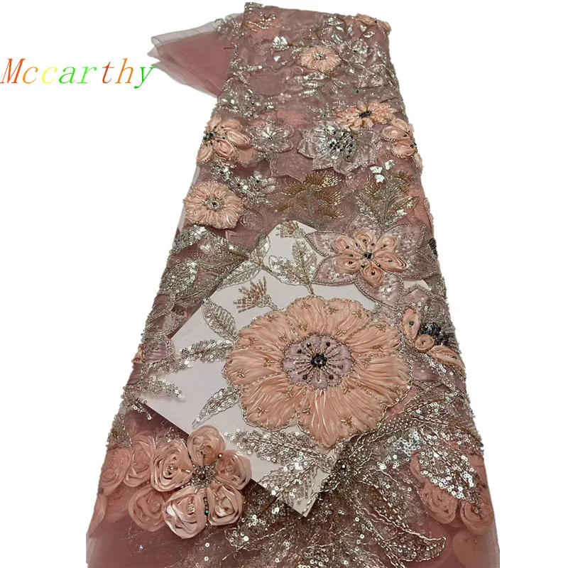 Mccarthy 2026 Luxury Beads Lace African High Quality 5 Yards Handmade beads Sequins Fabric Nigeria For Evening Party Dress
Mccarthy 2026 Luxury Beads Lace African High Quality 5 Yards Handmade beads Sequins Fabric Nigeria For Evening Party Dress