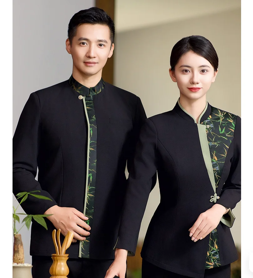 Autumn and Winter Hotel Waiter Long Sleeve Work Clothes Catering Tea House Women's Set
Autumn and Winter Hotel Waiter Long Sleeve Work Clothes Catering Tea House Women's Set