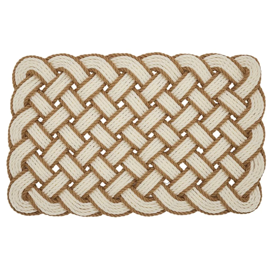 Woven Pretzel Knotted PVC Outdoor Doormat 18" x 30"
Woven Pretzel Knotted PVC Outdoor Doormat 18" x 30"