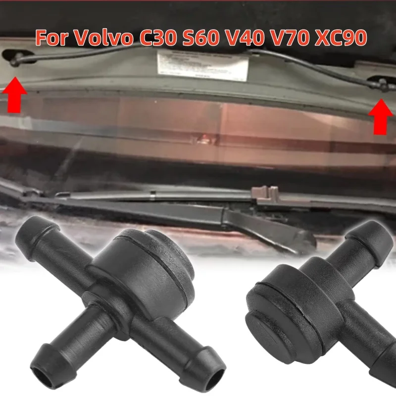 For Volvo C30 S60 V40 V70 XC90 UK 2pcs Front Windscreen Wiper Washer Valve T L Type Car Exterior Accessories
For Volvo C30 S60 V40 V70 XC90 UK 2pcs Front Windscreen Wiper Washer Valve T L Type Car Exterior Accessories