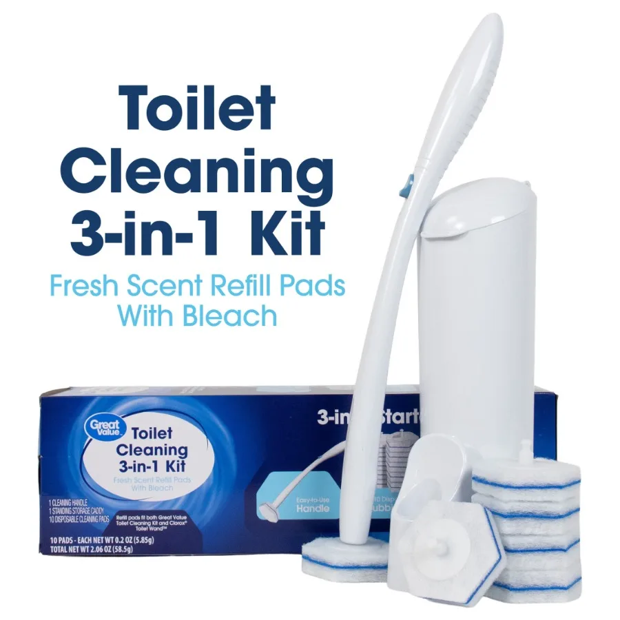 Toilet Cleaning 3-in-1 Starter Kit
Toilet Cleaning 3-in-1 Starter Kit