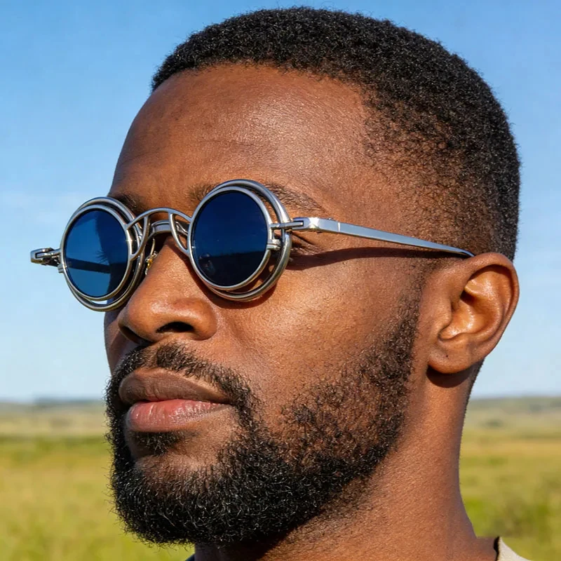 Steampunk Sunglasses For Men Metal Frame Vintage Retro Round Fashion Glasses Punk Dropshipping Gafas De Sol Lunette De Soleil
Steampunk Sunglasses For Men Metal Frame Vintage Retro Round Fashion Glasses Punk Dropshipping Gafas De Sol Lunette De Soleil