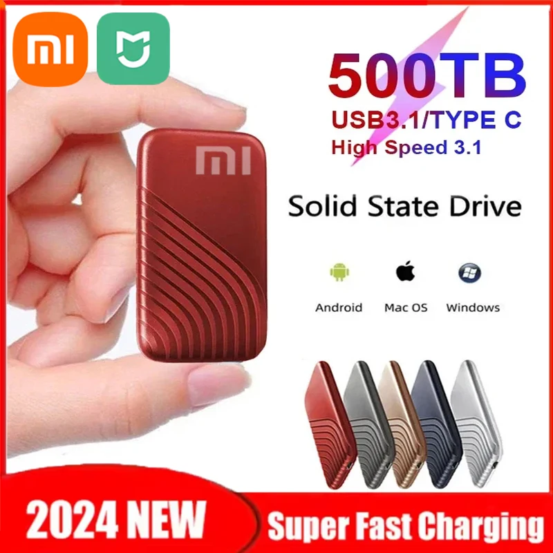 Xiaomi Mijia New SSD Flash Hard Drive External Type-C High Speed USB3.1 2TB 4TB 8TB SSD Storage Portable HD Hard Disk For Laptop
Xiaomi Mijia New SSD Flash Hard Drive External Type-C High Speed USB3.1 2TB 4TB 8TB SSD Storage Portable HD Hard Disk For Laptop