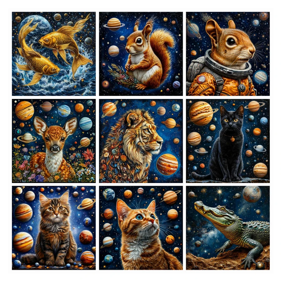 Lion Squirrel Cat Diy Diamond Painting Kits Jewelry Cross Stitch New Collection Animals Full Mosaic Embroidery Picture Size
Lion Squirrel Cat Diy Diamond Painting Kits Jewelry Cross Stitch New Collection Animals Full Mosaic Embroidery Picture Size
