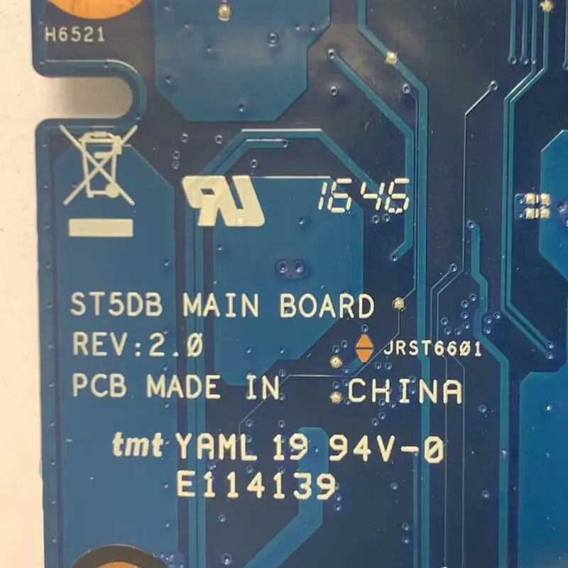 With ST5DB REV.2.0 SR2ZV I7-7500U CPU Mainboard NBGK911007 For Acer Spin 3 SP315-51 Laptop Motherboard 100% Tested Working Well
With ST5DB REV.2.0 SR2ZV I7-7500U CPU Mainboard NBGK911007 For Acer Spin 3 SP315-51 Laptop Motherboard 100% Tested Working Well